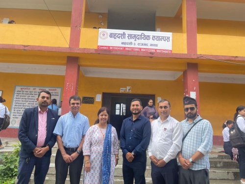 Faculty member with Respected Prof.Dr.Hari Adhikari